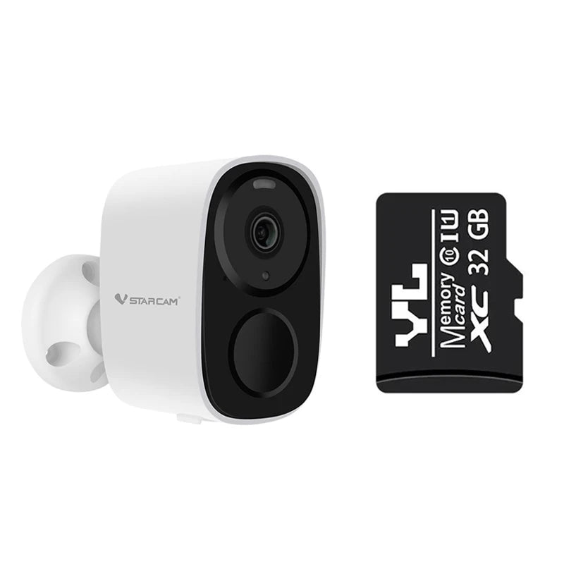 Outdoor Full HD 1080P Wireless IP Security Camera with Solar Power and 5000mAh Battery