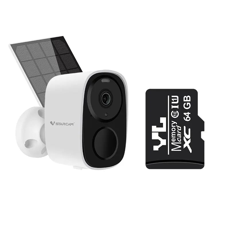 Outdoor Full HD 1080P Wireless IP Security Camera with Solar Power and 5000mAh Battery