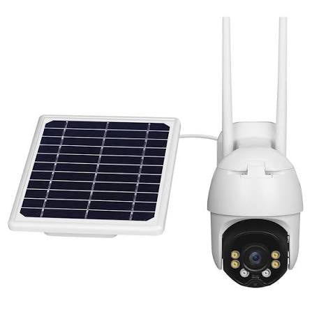 Ultra-HD Solar Powered Wireless Security Camera - 2K WiFi Outdoor Surveillance with Night Vision & AI Motion Detection