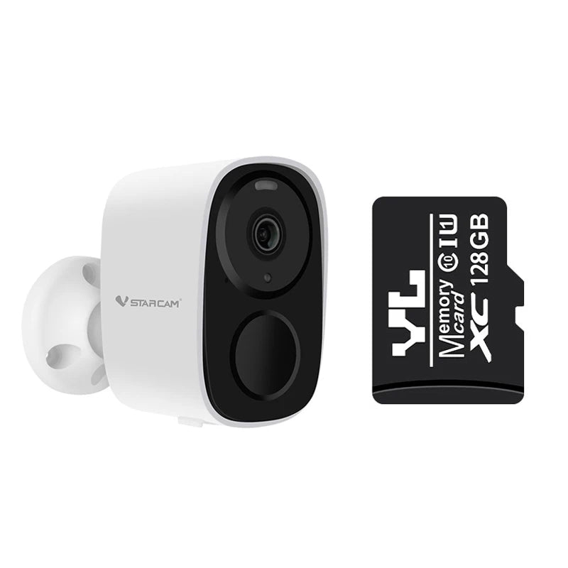 Outdoor Full HD 1080P Wireless IP Security Camera with Solar Power and 5000mAh Battery